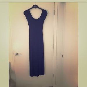 Black fit and flare dress